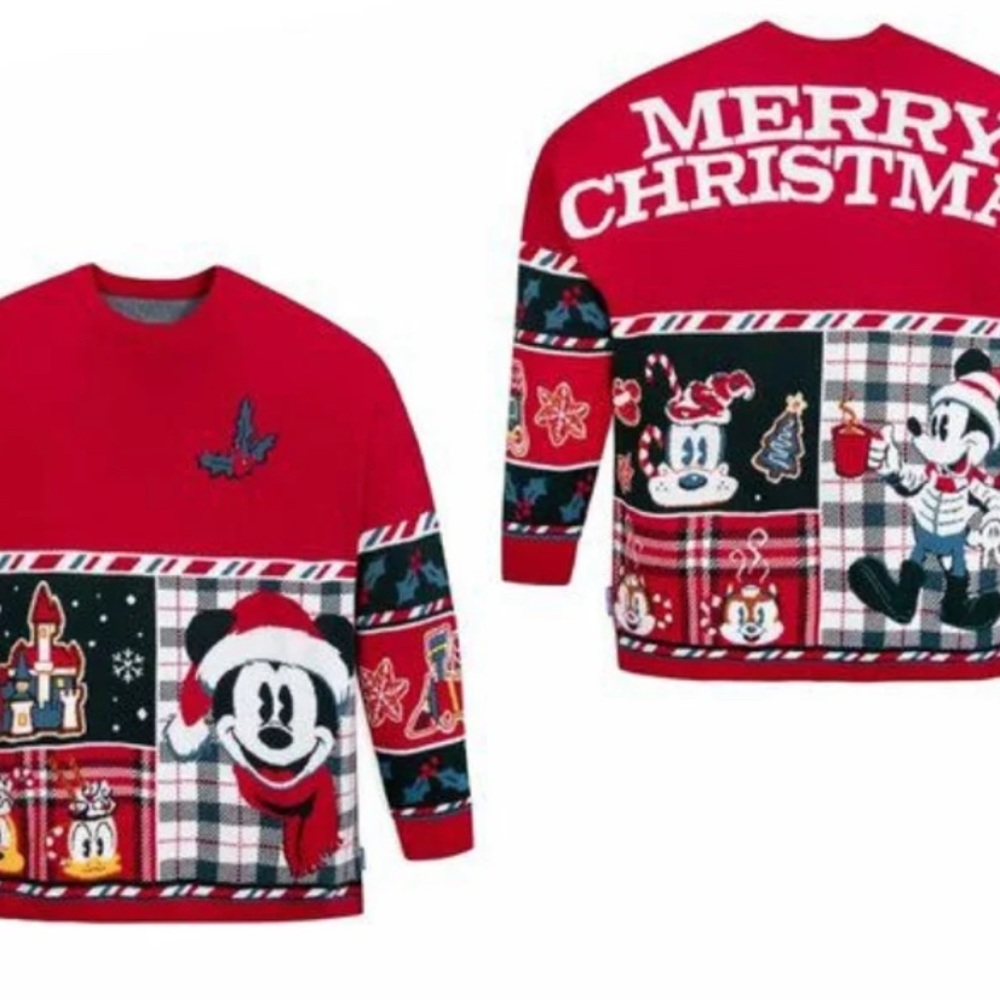 Mickey Mouse and Friends Holiday Sweater size Junior Medium